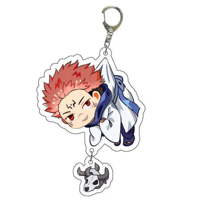 Jujutsu Kaisen Acrylic Keychain Gojo Itadori Megumi Sukuna Anime Key Chains Accessories Gift