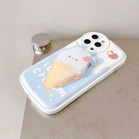 Ice Cream Bunny iPhone Case CLOUDANIMESTUDIO