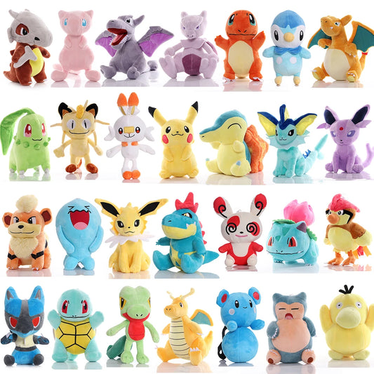 Cute Pokemon Plush Toy Collections, Kawaii Cuddling Pokemon Stuff Dolls To Sleep With Gifts for Kids