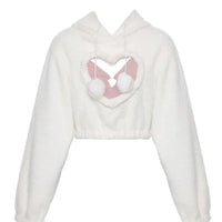 Heart Hoodie & Shorts Outfit