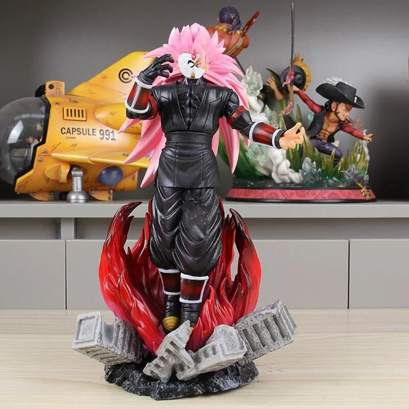 Zamasu Pink Super Saiyan 3 Anime Figurine, Black Goku Dragon Ball Super Action Figurines PVC 32 CM