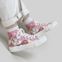 Kawaii Pink Unicorn Sneakers