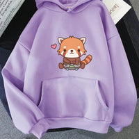 Kawaii Red Panda Gamer Hoodie