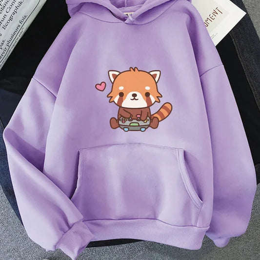 Kawaii Red Panda Gamer Hoodie