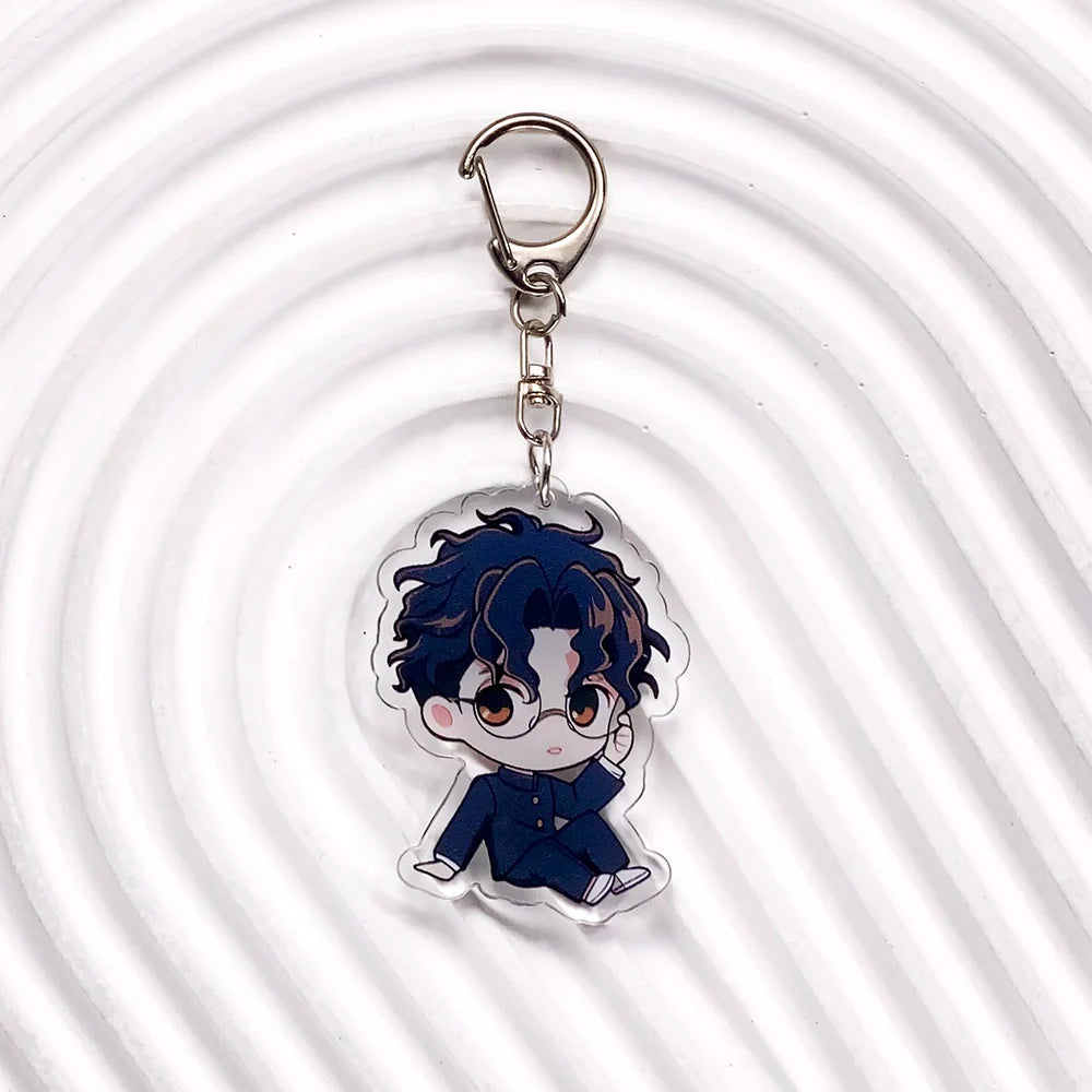 Anime Dandadan Acrylic Car Keychain Accessories Backpack Pendant Key Chain