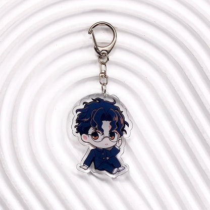 Anime Dandadan Acrylic Car Keychain Accessories Backpack Pendant Key Chain