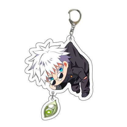 Jujutsu Kaisen Acrylic Keychain Gojo Itadori Megumi Sukuna Anime Key Chains Accessories Gift