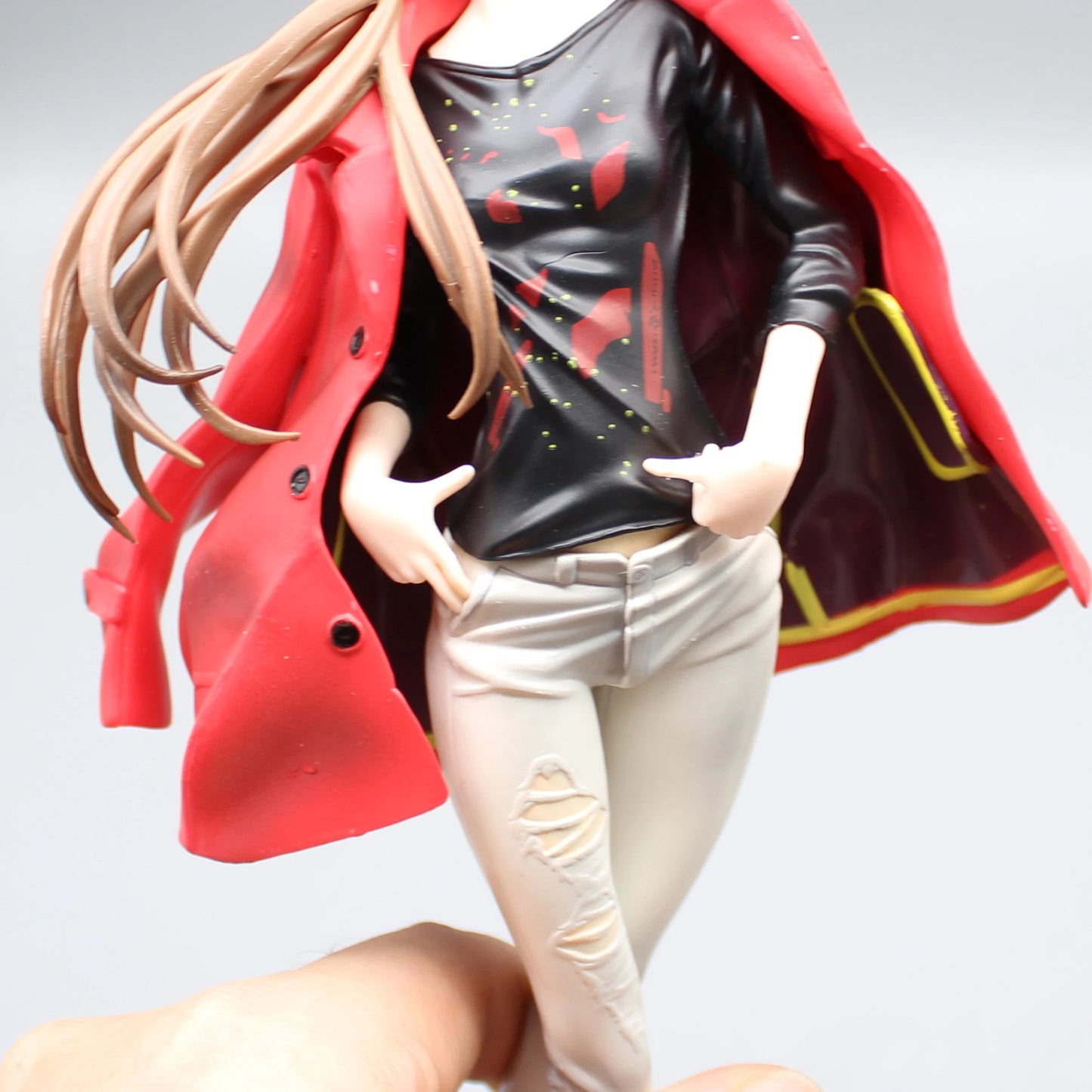 Mari Illustrious Makinami Anime Figure, EVANGELION Action Figurines Fashion Dress Up 25 CM