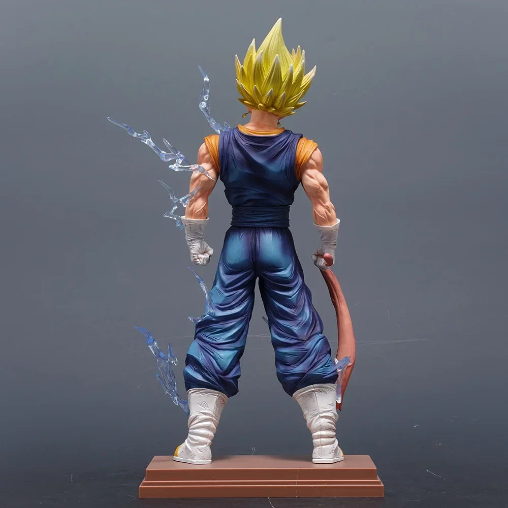 Vegito Super Saiyan Blue Gogeta 3 Heads 2 Bodies Action Figure, Dragon Ball Z Anime Figurines 32 CM