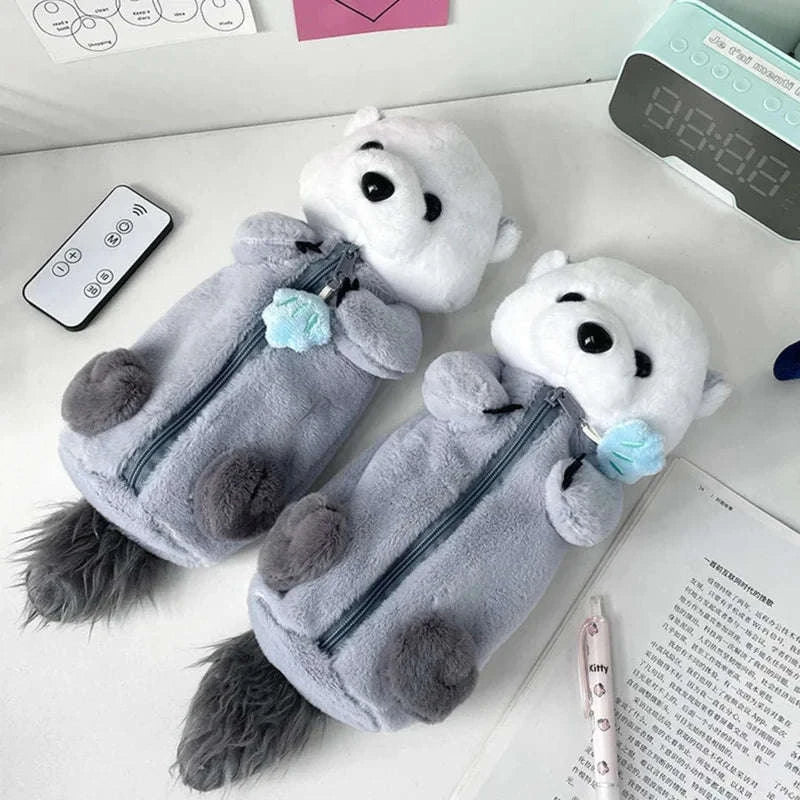 Kawaii Plush Otter Pal Pencil Case CLOUDANIMESTUDIO