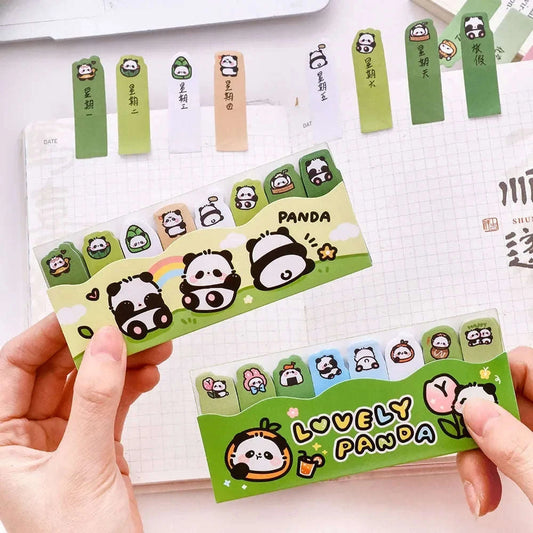 Panda Bookmark Sticky Notes CLOUDANIMESTUDIO