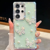 Coquette Pearls & Butterflies Samsung Phone Case