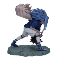 Original BANPRESTO Uchiha Sasuke vs Uzumaki Naruto Anime Figures, Naruto Shippuden Action Figurines 9 CM