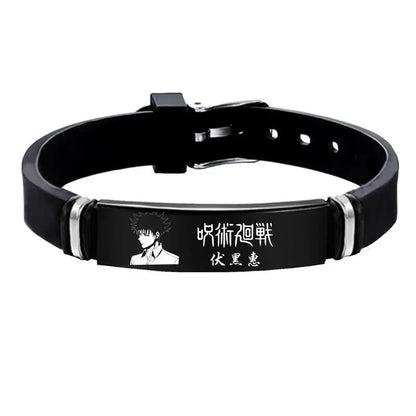 Anime Stainless Steel Bracelet Jujutsu Kaisen Fushiguro Toji Inverted Spear of Heaven Cosplay