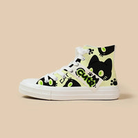 Adorable Black Cute Kitty Sneakers