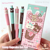 Kawaii Cupcake Cuties Gel Pens 4PCS CLOUDANIMESTUDIO