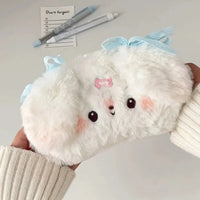 Sweet Plush Puppy Pencil Bag