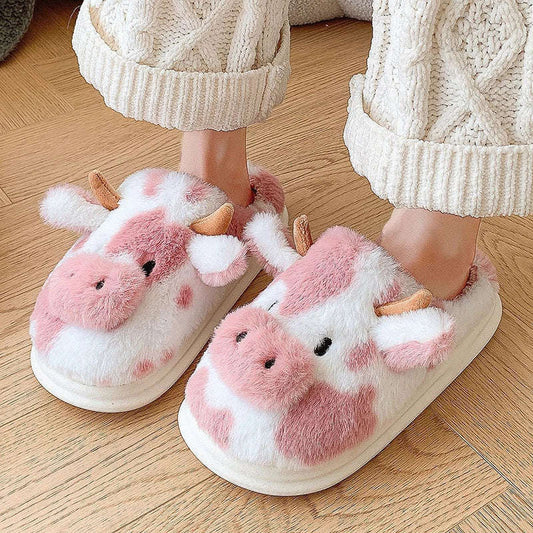 Cute Cow Slippers CLOUDANIMESTUDIO