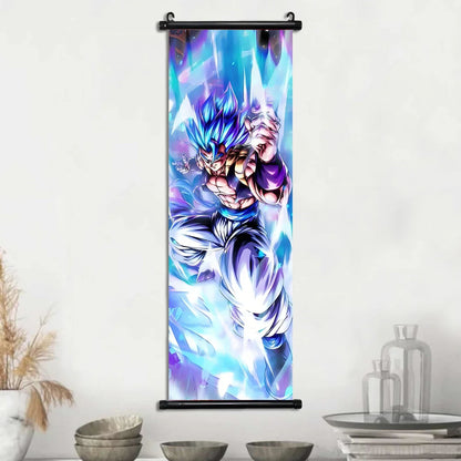 Dragon Ball Super Posters, Anime Wall Artwork Ultra Instinct Goku Vegeta Canvas Super Saiyan Hanging Scrolls Home Room Decor