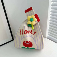Kawaii Flower Knot Beach Bag CLOUDANIMESTUDIO