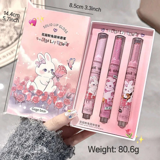 GEGE BEAR Bunny Lip Gloss Set CLOUDANIMESTUDIO