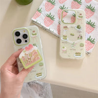 Kawaii Matcha Cake Phone Grip