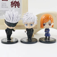 Gojo Satoru Yuji Itadori Megumi Fushiguro Anime Figures, Jujutsu Kaisen 6Pcs Set Figurines