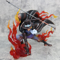 Flame Emperor Sabo Anime Figurine ,One Piece Action Figurines Fire Fist Revolutionary Army 22 CM