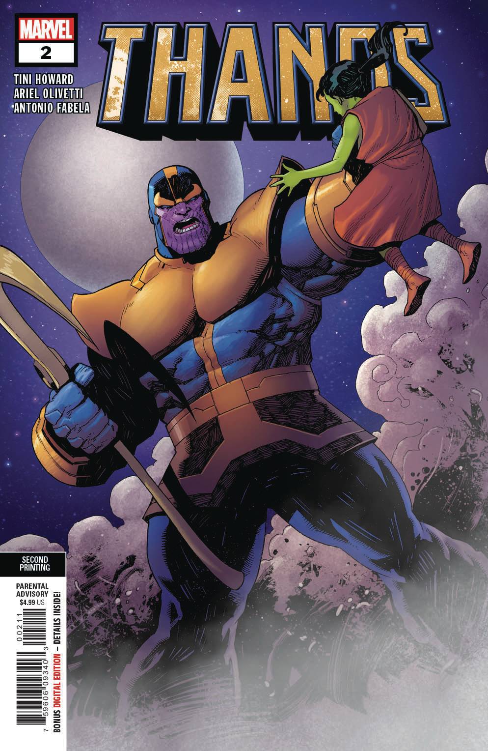 THANOS #2 (OF 6) 2ND PTG OLIVETTI VAR (07/03/2019) CLOUDANIMESTUDIO