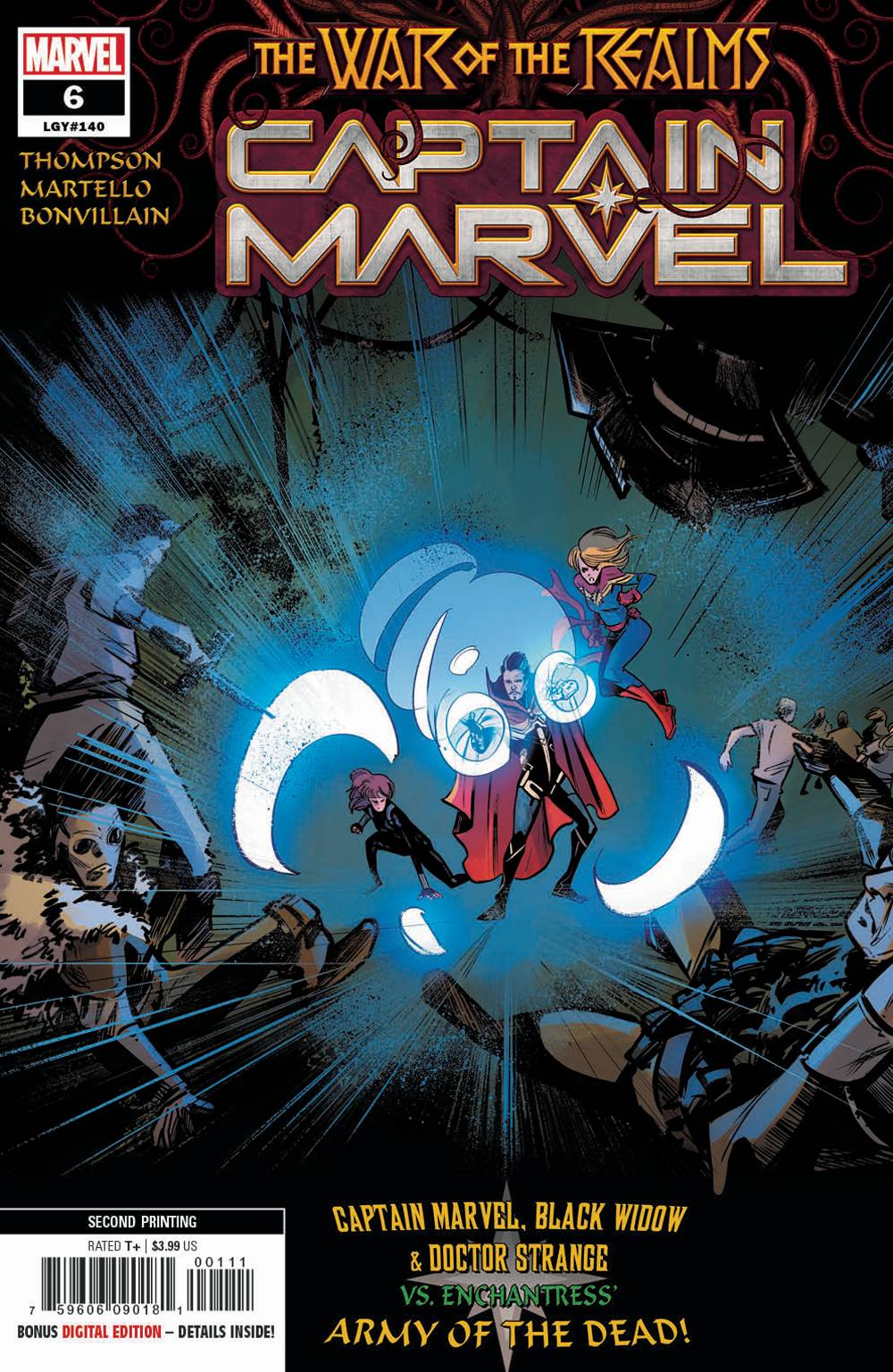 CAPTAIN MARVEL #6 2ND PTG MARTELLO VAR (07/24/2019) CLOUDANIMESTUDIO