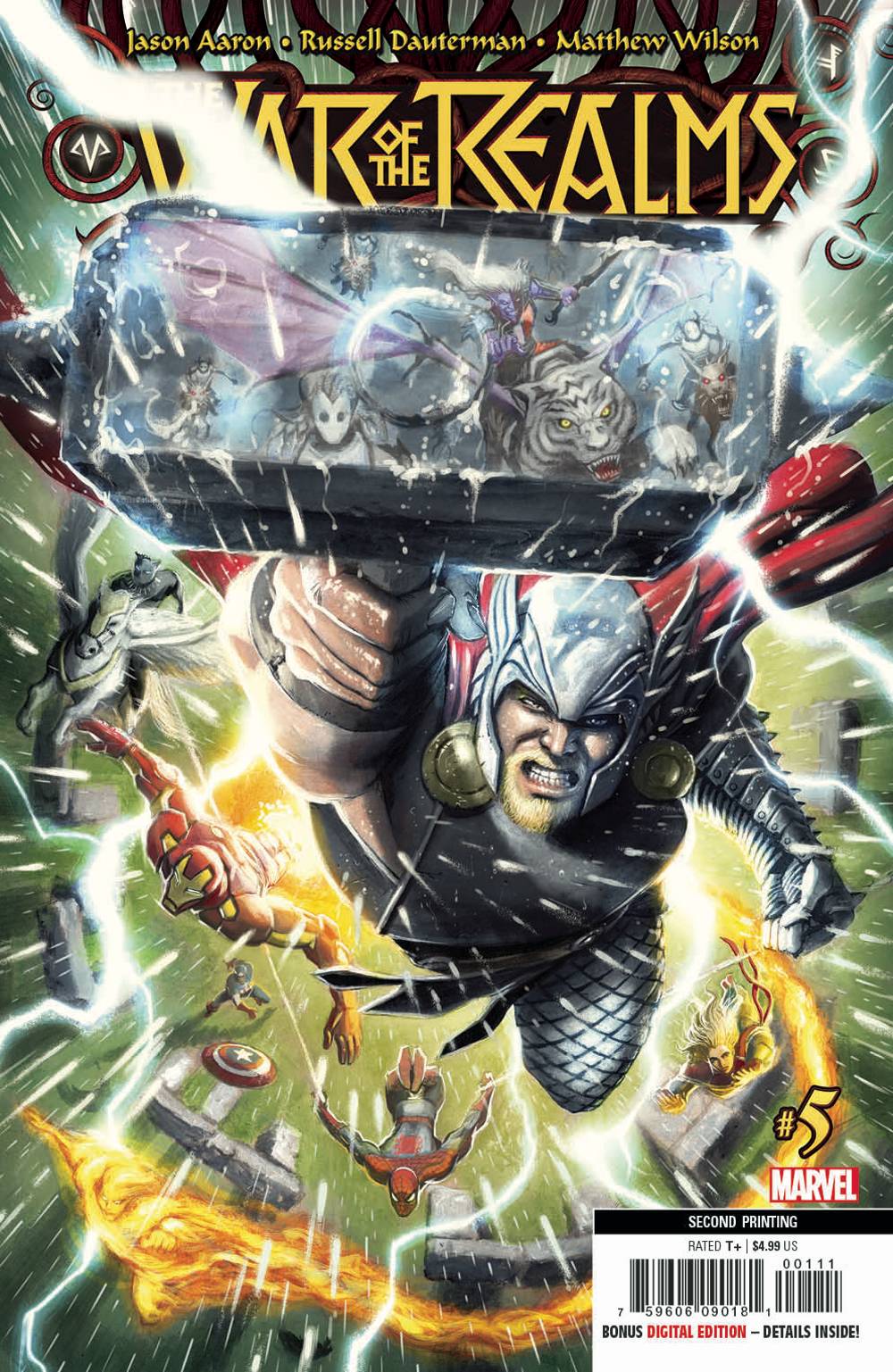 WAR OF REALMS #5 (OF 6) 2ND PTG DAUTERMAN VAR (07/17/2019 CLOUDANIMESTUDIO