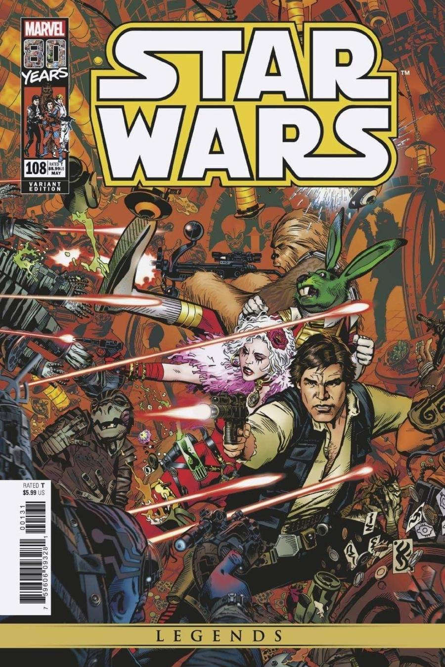 STAR WARS ORIG MARVEL YRS #108 GOLDEN VAR 5/29/2019 CLOUDANIMESTUDIO