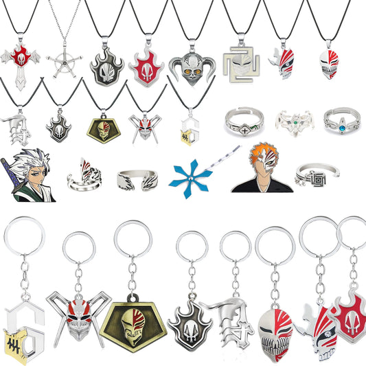 BLEACH: Thousand-Year Blood War Keychains Pendant Rings Accessories Key Chains For Anime Otaku Fans