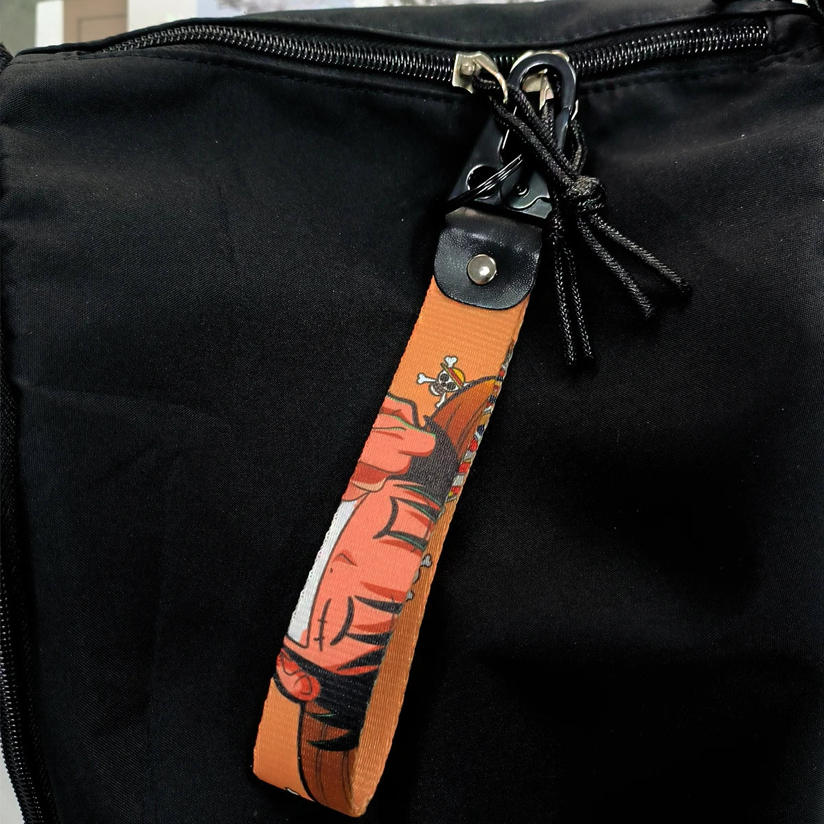 One Piece Keychain Lanyards, Anime Manga Badge Holder Pendant Portable Key Lanyard Accessories