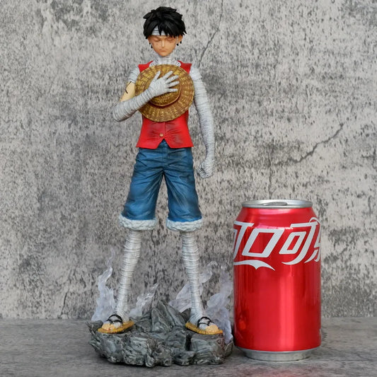 In Silent Tribute Monkey D Luffy Anime Figure, One Piece Anime Figurines 26 CM