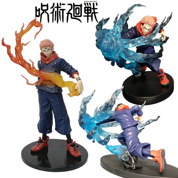 Jujutsu Kaisen Action Figures – Itadori Yuji, Ryomen Sukuna & Yuta Okkotsu PVC Statues 16–21 CM
