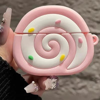 Strawberry Swiss Roll AirPods Case
