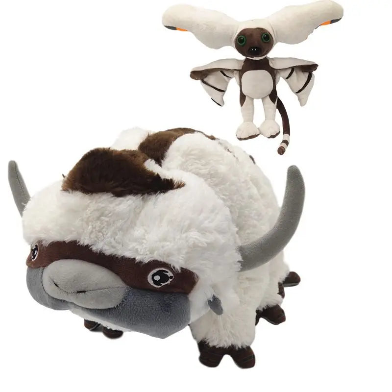 Avatar the Last Airbender Appa Plush Toys, Appa Momo Anime Plush Soft Stuffed Animals Toy Gifts