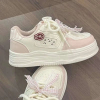 Hiding Neko Pastel Platform Sneakers CLOUDANIMESTUDIO