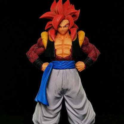 SSJ4 Gogeta Anime Figurine, Dragon Ball GT Super Saiyan Action Figures PVC 27 CM