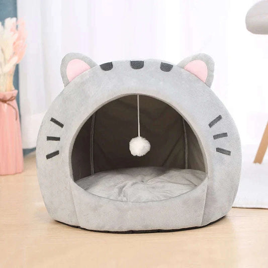 Cute Cat Shaped Cat Bed CLOUDANIMESTUDIO