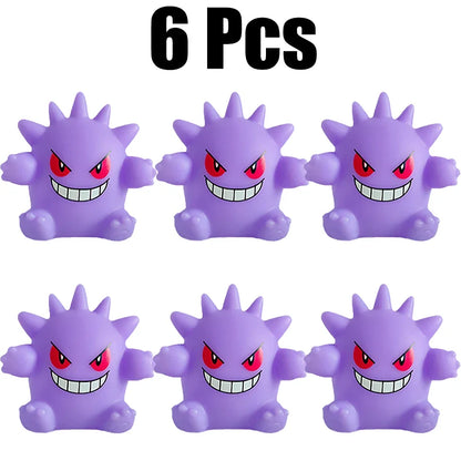 Pokemon Night Light Glowing Anime Figures, Gengar Squirtle Charmander Psyduck Bedside Led Lamp 12 CM