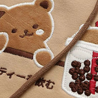 Boba Tea Teddy Bear Hoodie