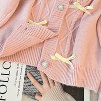 Cute Lace Collar Pastel Cardigans
