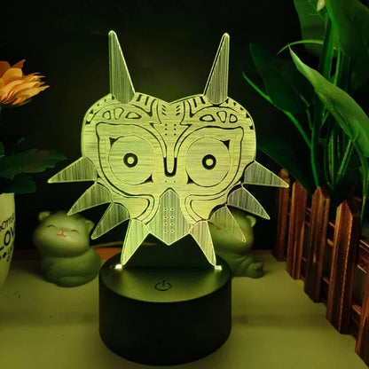 Legend of Zelda Night Lights Anime 3D Led Lamp Link Tears Of The Kingdom Lighting Bedroom Decoration