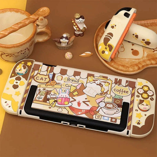 Kawaii Cat Cafe Switch 2 Case CLOUDANIMESTUDIO