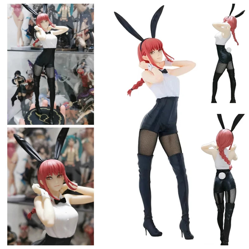 MAKIMA Anime Figure, Chainsaw Man Action Figurines PVC Statue 25 CM