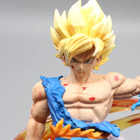 Super Saiyan SSJ Goku Anime Figure, Dragon Ball Z Figurine Action Figurines 27 CM