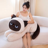 Sleepy Cat Body Pillow Plushies