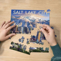 Salt Lake City 210 Piece Jigsaw Puzzle Boardwalk CLOUDANIMESTUDIO